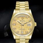 Rolex Day-Date 118208 Champagne Jubilee Dial 36mm Unisex Replica Watch - Image 2