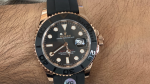 Rolex Yacht-Master 116655 Everose Gold Black Dial 40mm Mens replica Watch - Image 2