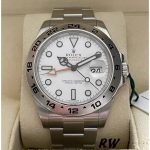 Rolex Explorer II m226570 0001 Stainless Steel White Dial 42MM Mens Replica Watch - Image 12