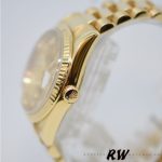 Rolex Day-Date 118238 Yellow Gold Champagne Jubilee Diamond Dial 36mm Unisex Replica Watch - Image 4