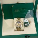 Rolex Daytona 116508 Yellow Gold Black Mother Of Pearl Dial 40MM Mens Replica Watch - Image 17