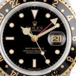 Rolex GMT-Master II 16713LN Oystersteel Yellow Gold Black Dial 40MM Mens Replica Watch - Image 5