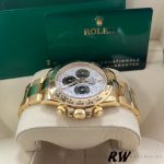 Rolex Daytona 116508 Yellow Gold Meteorite Grey Dial 40MM Mens Replica Watch - Image 13