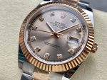 Rolex Datejust 126331 0007 Sundust Diamond Oyster 41mm Steel and Everose Gold Watch - Image 5