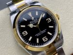 Rolex Explorer 36 Black Dial Yellow Gold M124273 0001 Women's Watch - Image 4