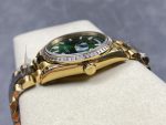 Rolex Day Date 36mm Green Dial Diamond-Set Bezel President Bracelet m128398tbr 0035 - Image 8