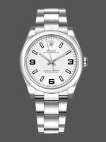 Rolex Oyster Perpetual Air-King 114200 White Dial 34mm Automatic Unisex replica watch