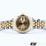 Rolex Datejust 179173 Sunbeam Champagne Dial Fluted Bezel 26MM Lady Replica Watch - Image 4