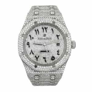 Audemars Piguet Royal Oak "Iced Out" 15400ST.OO.1220ST.02 Authentic Replica Edition