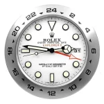 Rolex Explorer White dial Wall Clock