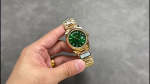 Rolex Day Date 36 Yellow Gold Automatic Green Diamond Dial M128238 0130 - Image 2