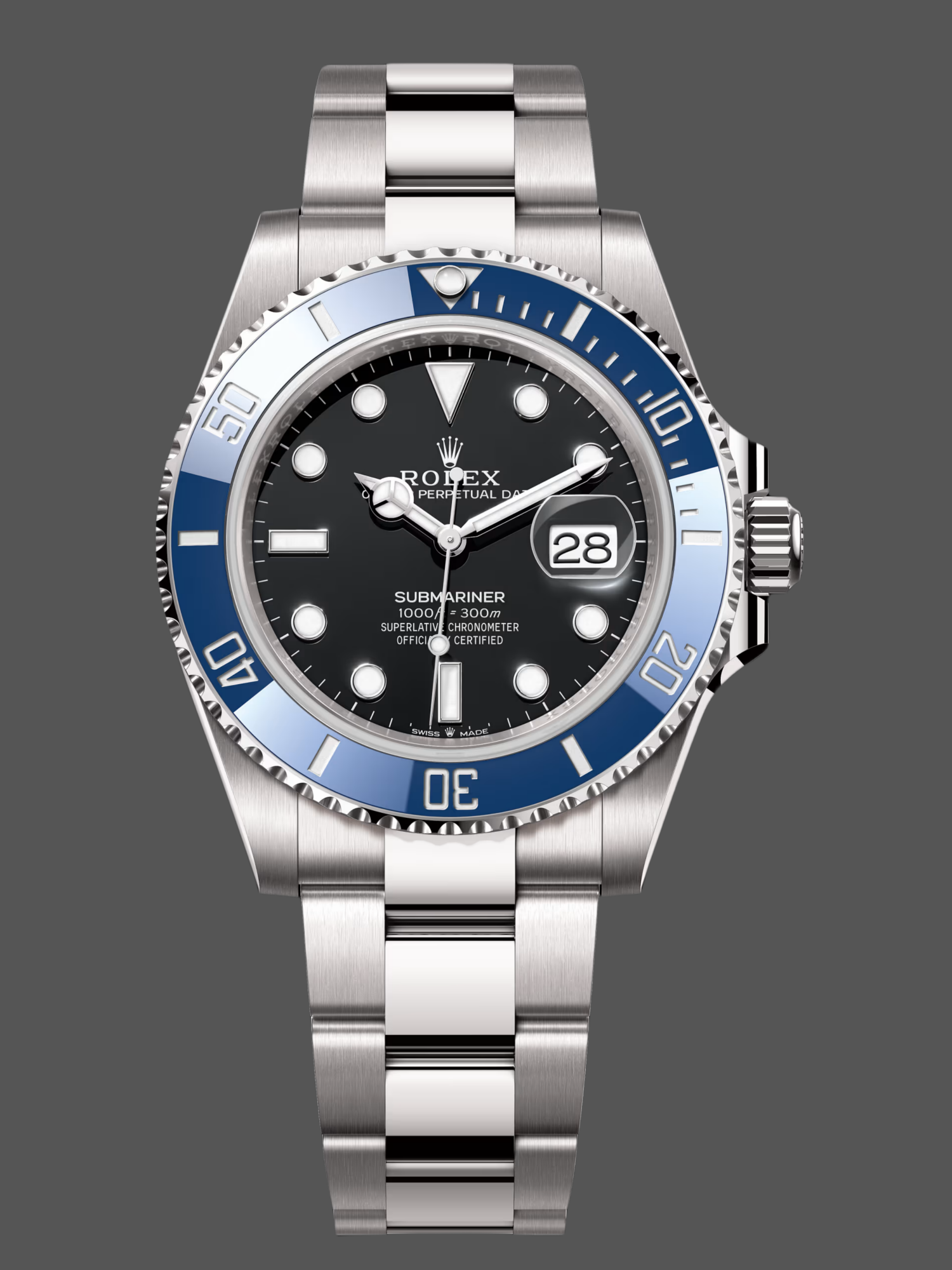 10270A97-126D-A9A6-BEF2-83413DD0AD76 Rolex Submariner 126619LB 0003 Blue Ceramic Bezel Black Dial 41mm Mens Replica Watch - Image 1