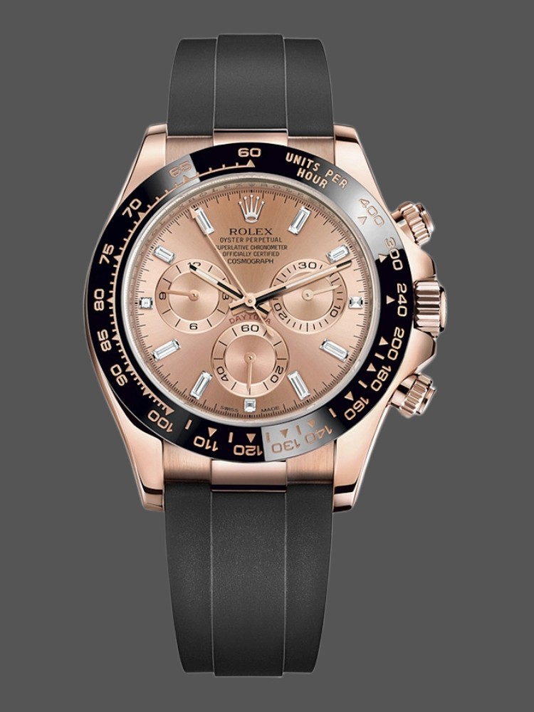 10475723-DD72-21EB-3D0B-9D1CD36D5E3E Rolex Cosmograph Daytona 116515LN Everose Gold Pink Dial 40mm Mens Replica Watch - Image 1