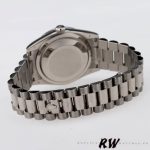 Rolex Day-Date 118389 Rhodium Grey Roman Numeral Dial 36MM Unisex Replica Watch - Image 6