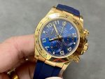 Rolex Cosmograph Daytona Yellow Gold Case Blue Dial 116518 Men's Watch - Image 5