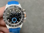 Rolex Daytona Cosmograph Carbon Fiber Luminescent Coating 40mm Nylon Strap Men's Watch - Image 3