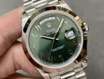 Rolex Day-Date 40mm Arabic Platinum Olive Dial 228206 - Image 4