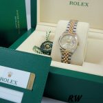 Rolex Datejust 279163 Champagne Index Dial Domed Bezel 28mm Lady Replica Watch - Image 6