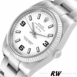 Rolex Oyster Perpetual Air-King 114234 White Arabic Dial 34mm Unisex Replica Watch - Image 4
