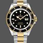 Rolex Submariner Date 16613LN Yellow Gold Stainless Steel Black Dial 40mm Mens Replica Watch