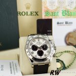 Rolex Daytona 116519 White Dial Black Eyes 40mm Mens Replica Watch - Image 6