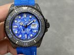 Rolex Sea Dweller Customized DiW Carbon Fiber Ocean Blue Dial - Image 3