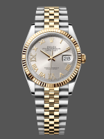 Rolex Datejust 36MM 126233 0031 Silver Roman Numeral Dial Fluted Bezel Unisex Replica Watch