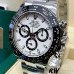 Rolex Cosmograph Daytona 116500LN Stainless Steel White Dial 40mm Mens Replica Watch - Image 4