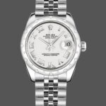 Rolex Datejust 178344 Stainless Steel White Roman Numeral Dial 31MM Lady Replica Watch