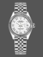 Rolex Datejust 279174 Stainless Steel White Roman Numeral Dial 28mm Lady Replica Watch