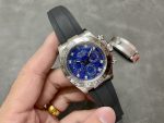 Rolex Daytona 116519 White Gold Blue Garnet Disc Diamond Marking Men's Watch - Image 6
