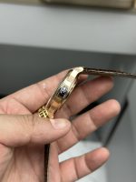 Patek Philippe Calatrava Small Seconds White Dial Leather Strap 6119R 001 Watch - Image 5