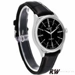 Rolex Cellini Time 50509 Black Leather Strap Black Dial 39mm Mens Replica Watch - Image 2