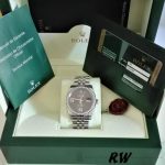 Rolex Datejust 116244 Stainless Steel Chocolate Floral Dial 36mm Unisex Replica Watch - Image 6