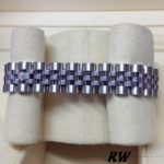 Rolex Datejust 179174 Black Roman Dial Fluted Bezel 26MM Lady Replica Watch - Image 4