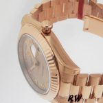 Rolex Day-Date 118235 Rose Champagne Roman Dial 36mm Unisex Replica Watch - Image 3