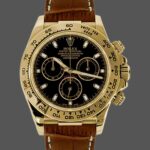 Rolex Cosmograph Daytona 116518 Brown Leather Strap 40mm Mens Replica Watch