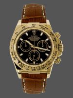 Rolex Cosmograph Daytona 116518 Brown Leather Strap 40mm Mens Replica Watch