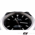 Rolex Explorer 42002 Stainless Steel Black Dial 39MM Mens Replica Watch - Image 4