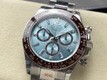 Rolex Platinum Cosmograph Daytona Ice Blue Ice Blue Diamond Baguette Mark 126506 0002 - Image 5
