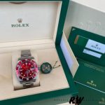 Rolex Submariner 16610 Stainless Steel Refinished Red Dial 40mm Mens Replica Watch - Image 6