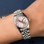 Rolex Datejust 179174 Pink Diamond Dial Fluted Bezel 26MM Lady Replica Watch - Image 6