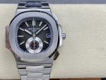 Patek Philippe Nautilus Chronograph Stainless Steel Black Dial 5980 1A 014 - Image 3