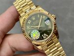 Rolex Datejust 31 Yellow Gold Green Dial m278278 0030 Women's Watch - Image 4