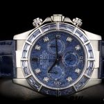 Rolex Daytona 116589BR Sodalite Dial Baguette Diamond Bezel 40mm Mens Replica Watch - Image 5