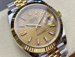 Rolex Datejust 41 126333 Golden Fluted Motif Champagne Dial - Image 4