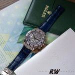 Rolex Daytona 116599 pave diamond dial Blue Leather Strap 40mm Mens Replica Watch - Image 14