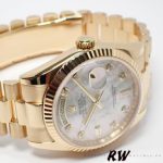 Rolex Day-Date 118238 Mother of Pearl White Dial 36mm Unisex Replica Watch - Image 2