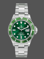 Rolex Submariner 16610 Stainless Steel Refinished Green Dial 40mm Mens Replica Watch