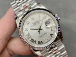 Rolex Datejust 126234 0029 Silver Diamond Roman Dial 36MM Women's Watch - Image 4